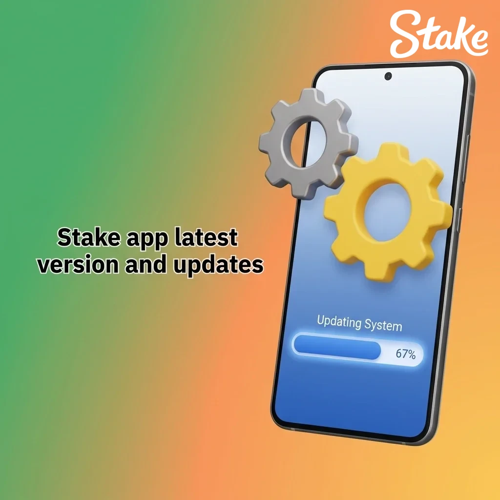 Stake mobile PWA app showing automatic latest version updates with new interface and features, no manual downloads needed